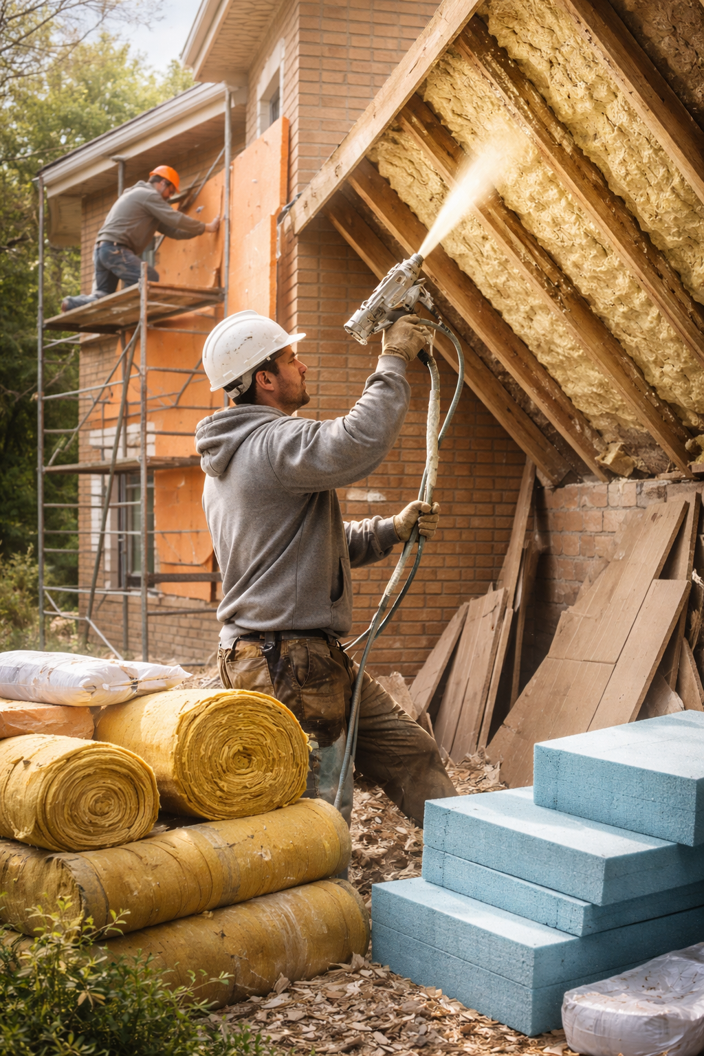 Утепление домов в Саратове под ключ от 4298 руб/м2 | Профессионально — ТепломастерСрт